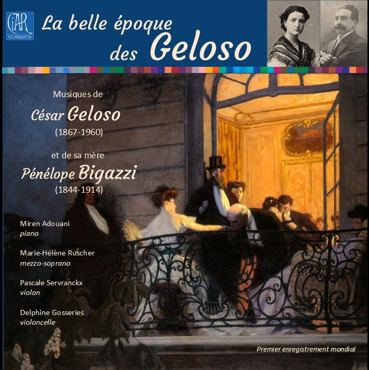 Pochette du CD La belle époque des Geloso